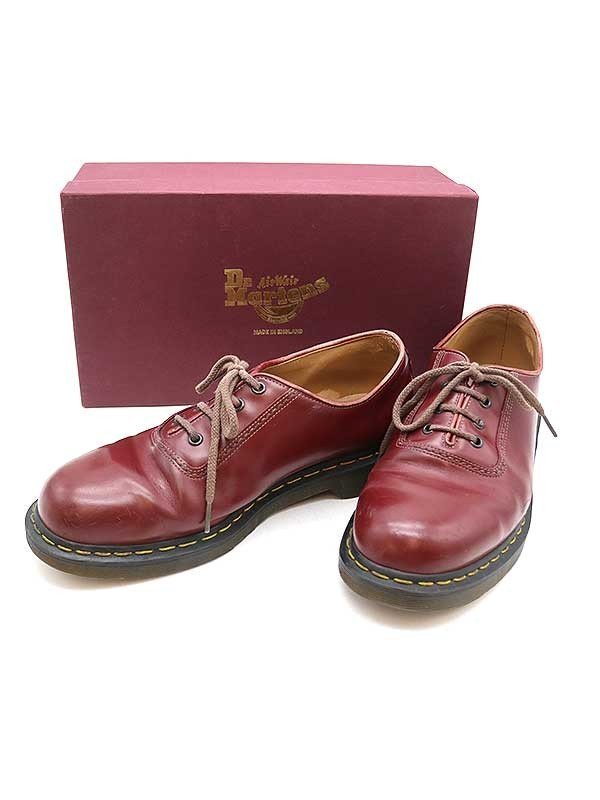 Dr.Martens×COMME des GARCONS HOMME DEUX ドクターマーチン×コム デ ギャルソン オム ドゥ 4ホールレザーシューズ ITE6HXK08IZ4