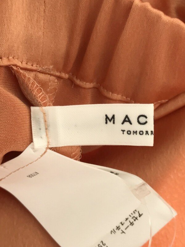 MACPHEE マカフィー アセテートポリエステルサテンスカート オレンジ 34 12-05-24-05703 ITJ8CJUOTPH8