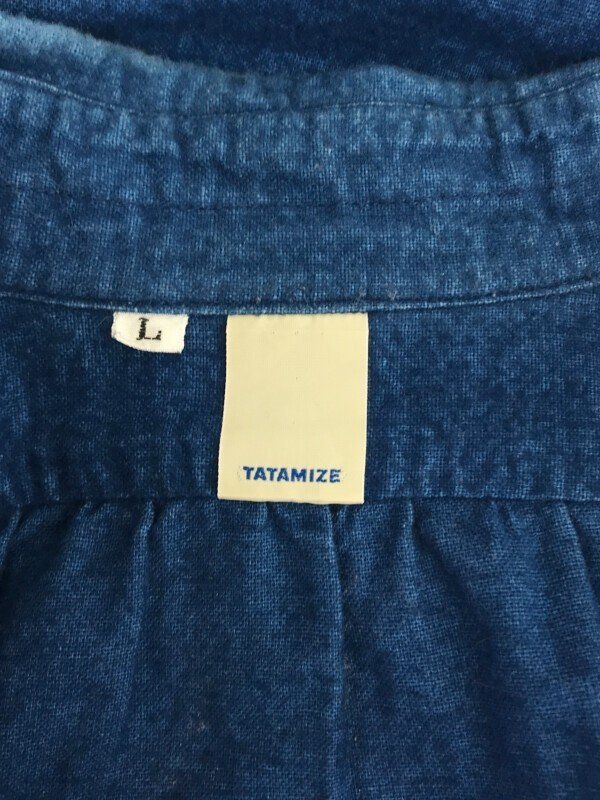 TATAMIZE タタミゼ プルオーバーシャツ ブルー L ITL4VSKFAMC0_画像3