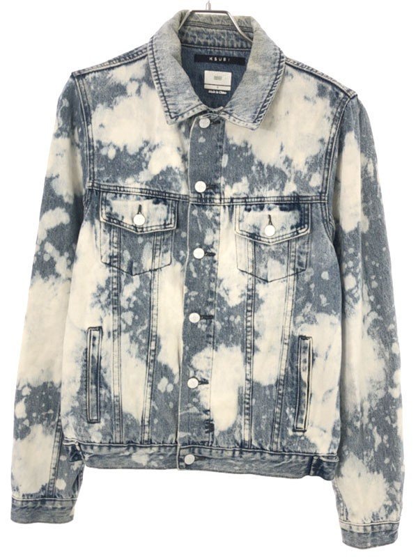 Ksubi スビ CLASSIC JACKET ブリーチデニムジャケット ライトブルー S IT39ICLWRFTG