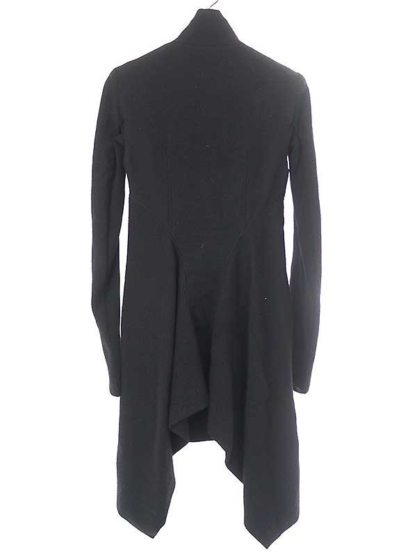 Rick Owens リックオウエンス 11AW ハイネックジップ コート ブラック 40 RO 6908 IT2SKP7VEP6G_画像2