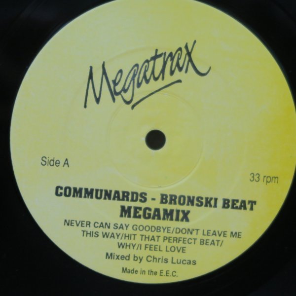 12★The Communards - Bronski Beat Megamix / Madonna Super Disco Mix (Never Can Say Goodbye,Material Girl,Like A Virgin etc)_画像1