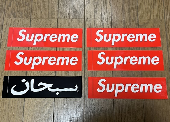 【新品・送料無料】SUPREMEステッカーセット BOXLOGO Arabic シュプリーム ボックスロゴ_画像2