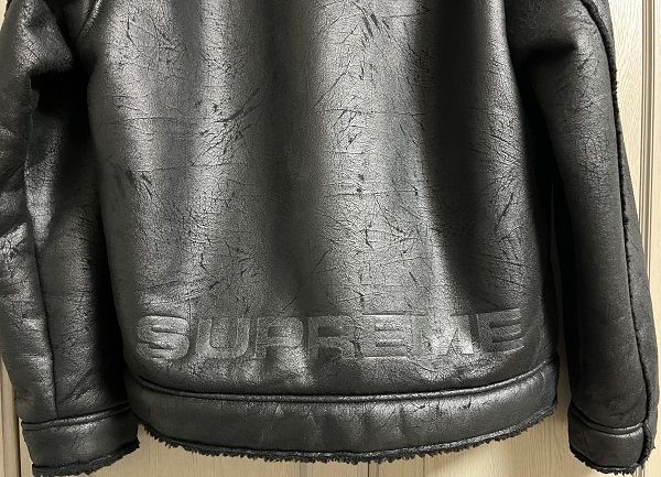 【新品未使用・送料無料】Mサイズ！Supreme Faux Shearling Hooded Jacket Black シュプリーム シェアリング ジャケット 2023SS WEEK3_画像4