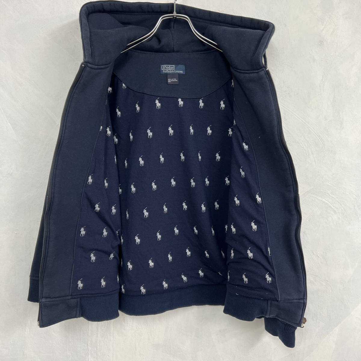 [Polo by Ralph Lauren] “3“ UNITED STATES 厚手パーカー ポロ バイ ラルフローレン used 激レア_画像2