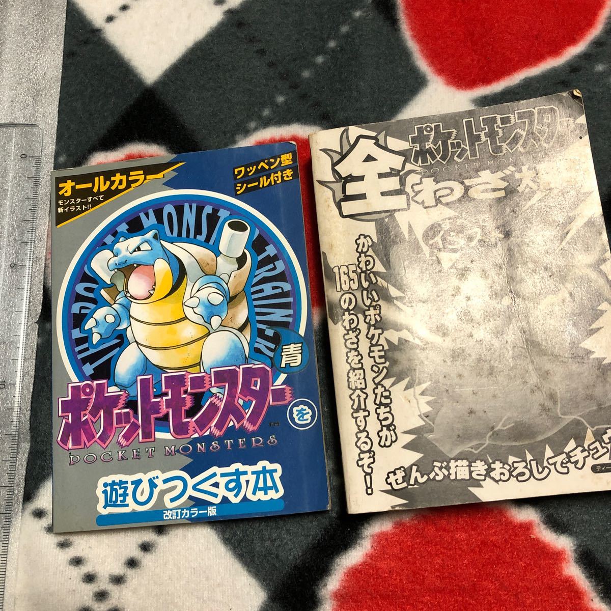 攻略本2冊　ポケットモンスターを遊びつくす本 青 改訂カラー版　