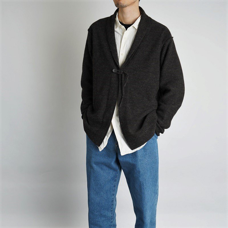 新品 Nahyat 7G MERINO WOOL アルパカ ニット カーディガン 新品 Nahyat 7G MERINO WOOL アルパカ ニット カーディガン