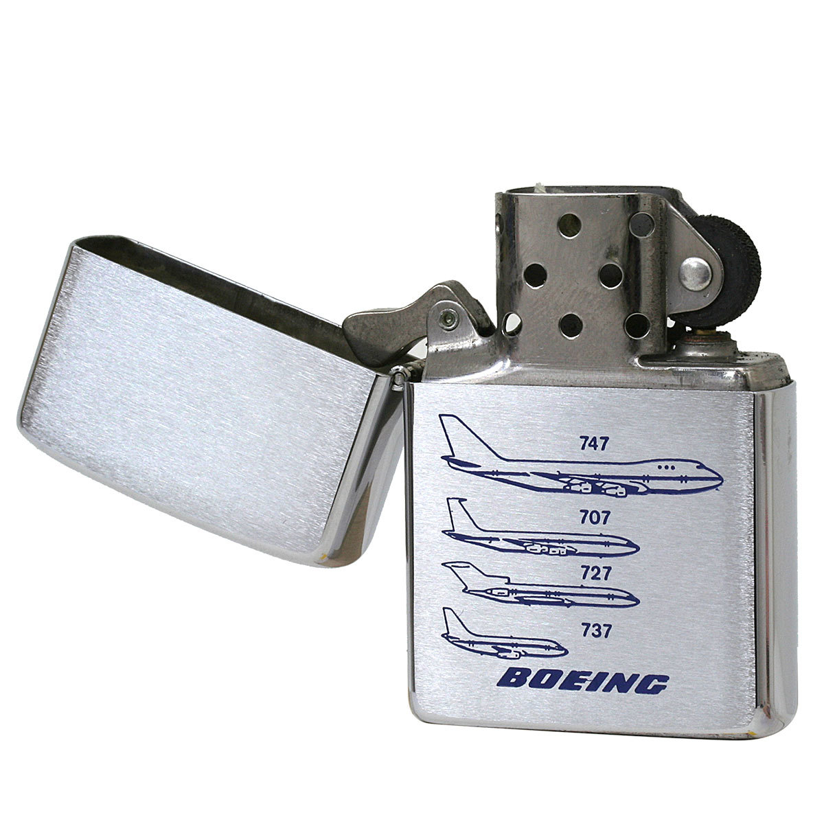 絶版/ヴィンテージ Zippo ジッポー 中古 1980年製造BOEING ボーイング社 [S]ほぼ新品同様_画像4