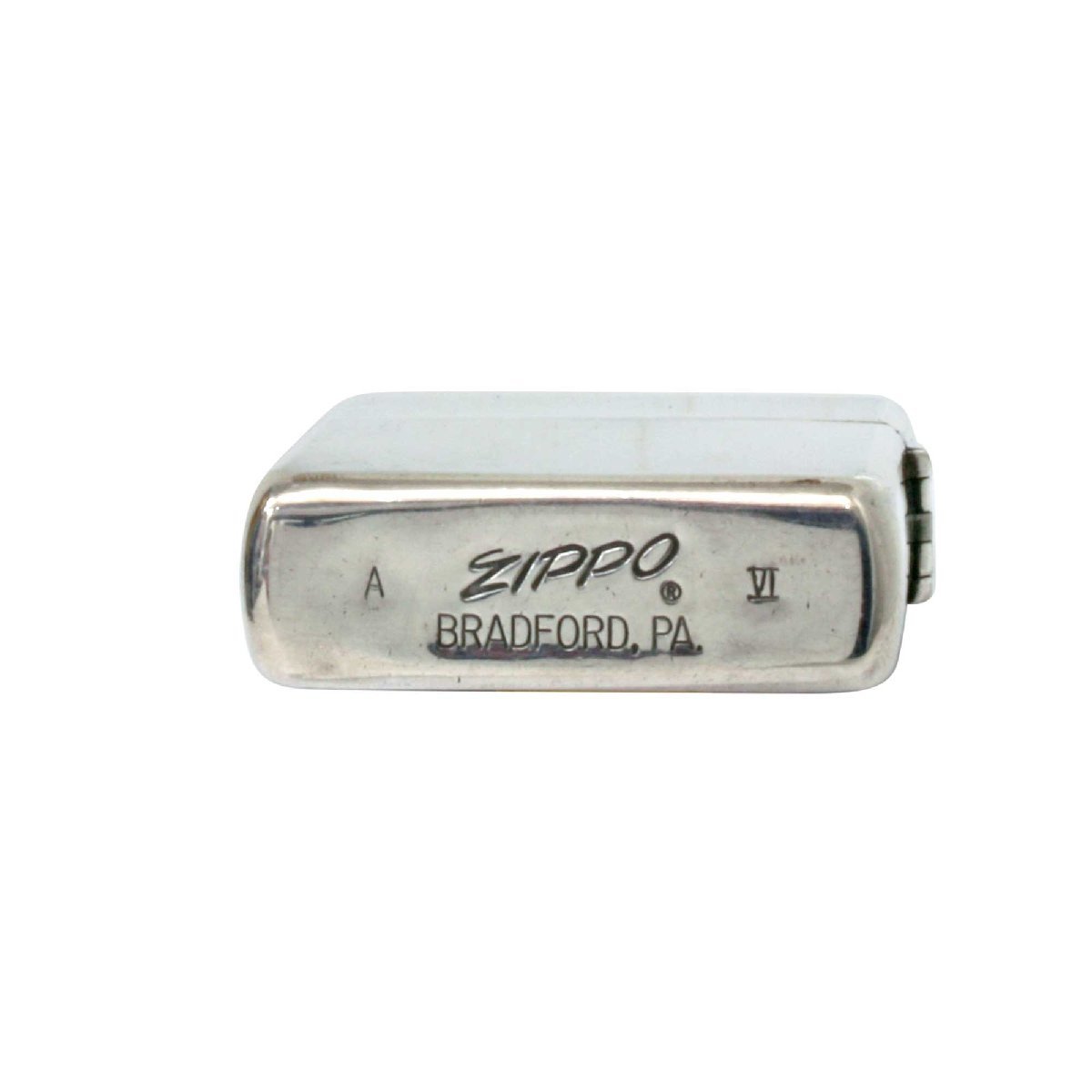 絶版/ヴィンテージ Zippo ジッポー 中古 1990年製造SANTA BARBARA POLO&RACQUET CLUB ZIPPOロゴなし [C]使用感あり傷汚れあり_画像5