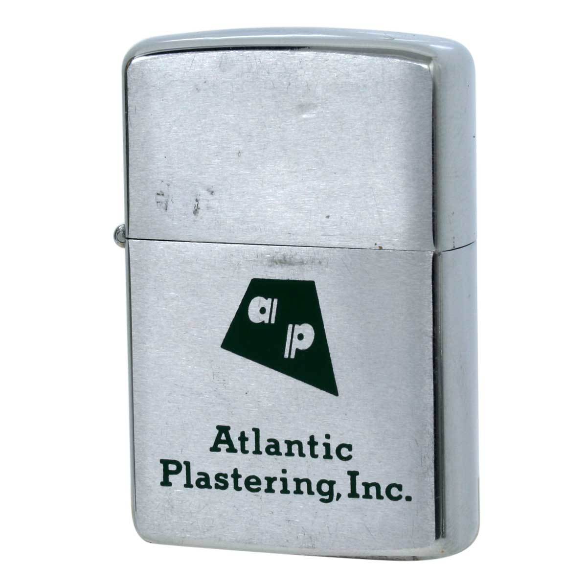 絶版/ヴィンテージ Zippo ジッポー 中古 1967年製造Atlantic Plastering,Inc. [C]使用感あり傷汚れあり