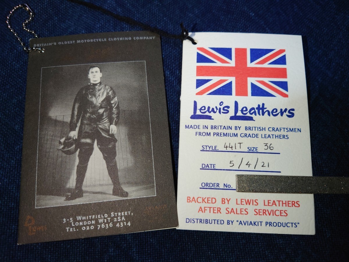 ルイスレザー サイクロン タイトフィット サイズ36 ホースハイド ブラック Lewis Leathers_画像10