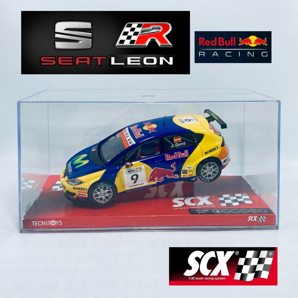 SCX 1/32 2005年型 セアト レオン WTCC レッドブルレーシング_画像1
