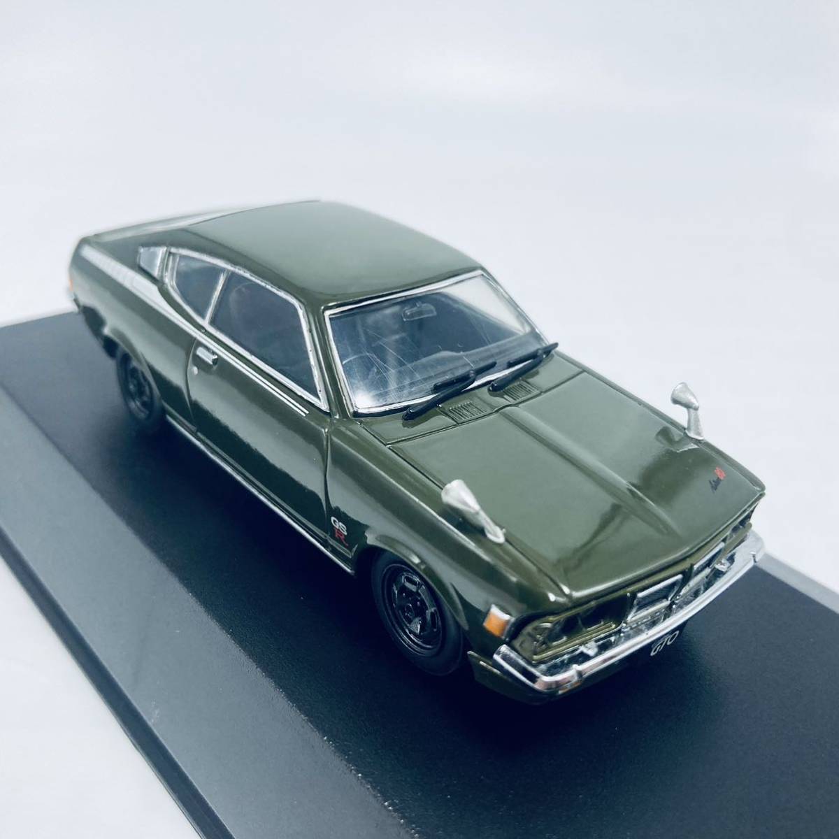 DISM ディズム 1/43 1975年式 A57C型 三菱自動車 コルト ギャラン GTO 2000GS-R モスグリーン _画像6