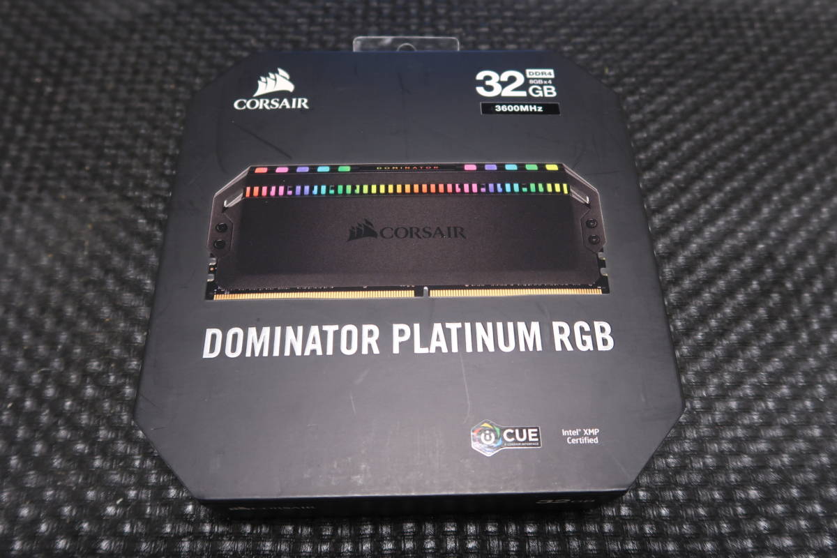 CORSAIR DOMINATOR PLATINUM RGB CMT32GX4M4C3600C18 DDR4 32GB (4X8GB) 3600MHz_画像1