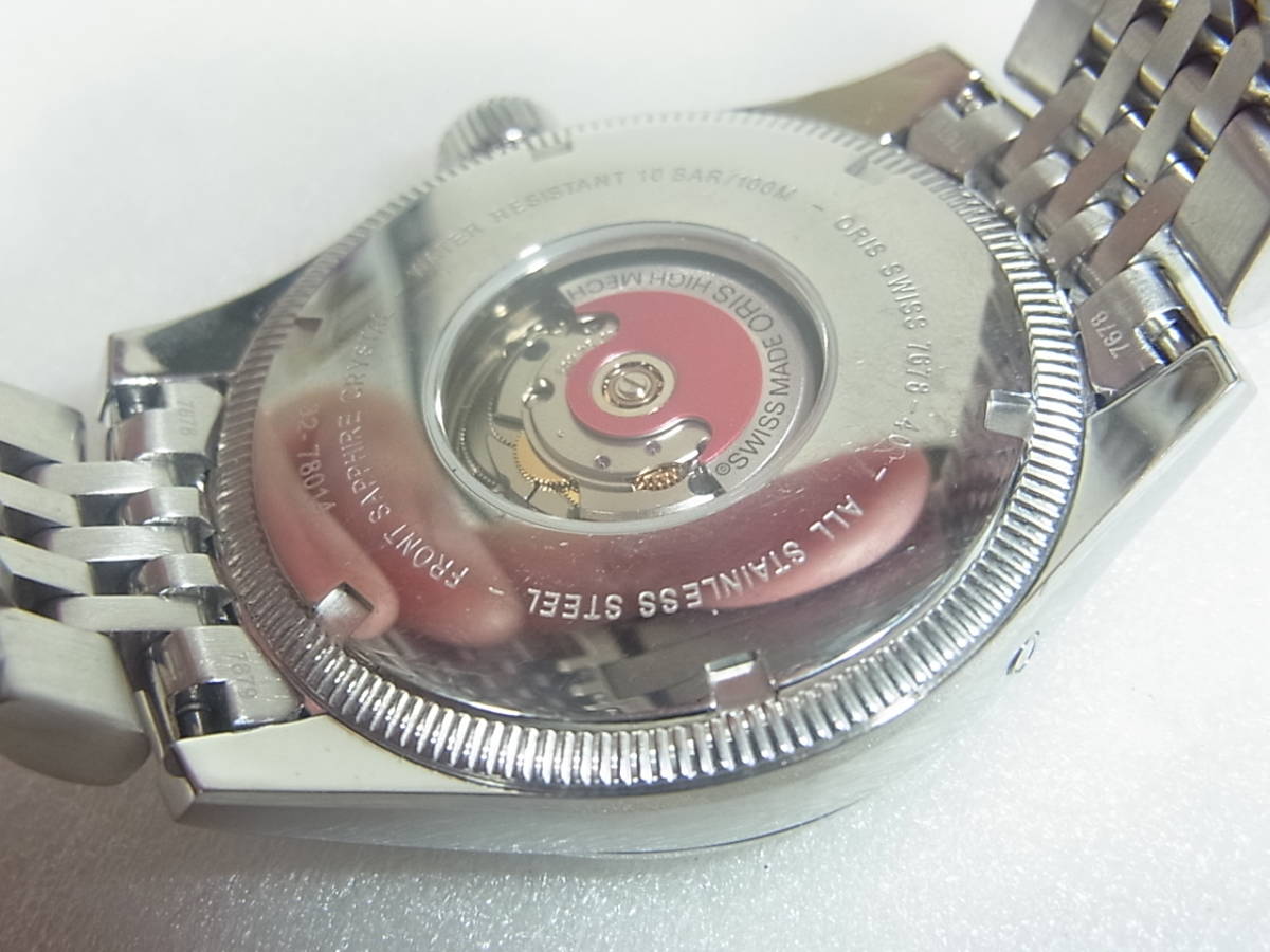 6257　ORIS　オリス　ムーンフェイズ　7678-40　自動巻　動作品_画像8