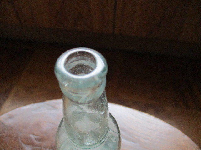エンゼル戦前ガラス瓶ドリンク飲料エンボス昭和レトロアンティークビンテージ _画像3