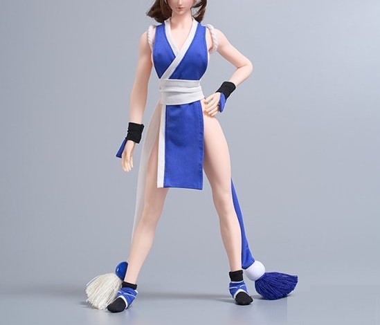  postage 140 blue figure for 1/6 un- . fire Mai manner costume woman cosplay clothes ( inspection King ob Fighter zTBleague phicen worldbox JIAOU DOLL