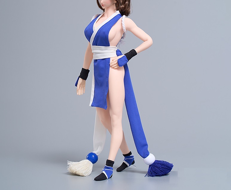  postage 140 blue figure for 1/6 un- . fire Mai manner costume woman cosplay clothes ( inspection King ob Fighter zTBleague phicen worldbox JIAOU DOLL