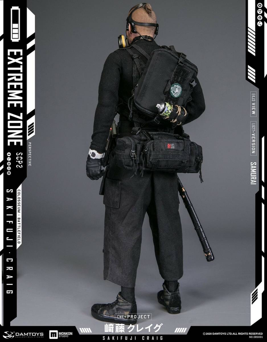 送料120円) 1/6 1/6 3点留め バックパック カバン DAMTOYS CRAIG (検 DAMTOYS easy&simple DID VERYCOOL TBleague phicen フィギュア_画像8