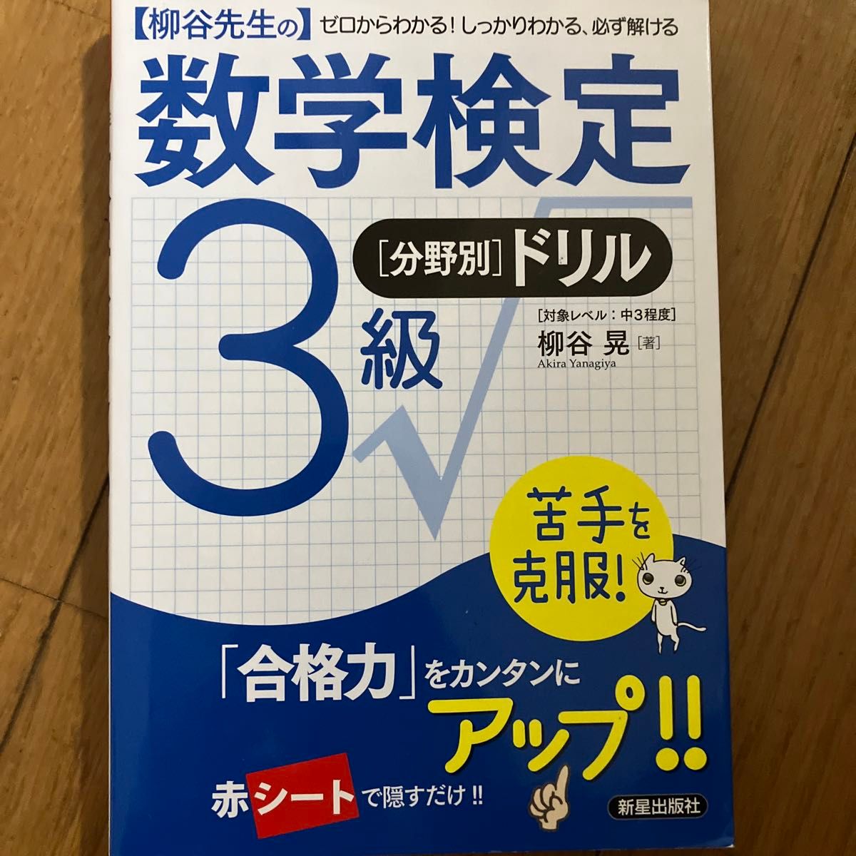 〈柳谷先生の〉数学検定３級〈分野別〉ドリル　ゼロからわかる！しっかりわかる、必ず解ける 柳谷晃／著