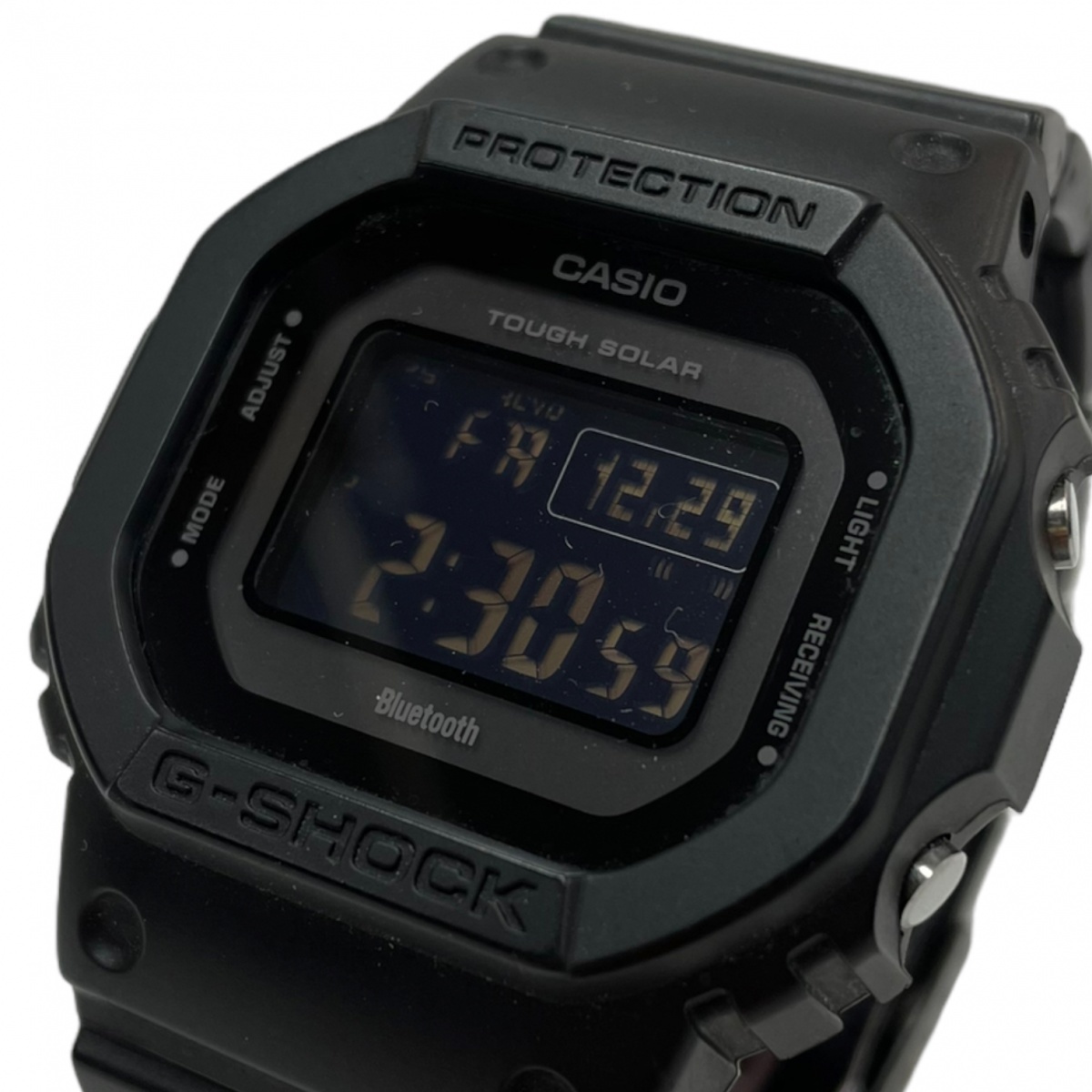 CASIO カシオ G-SHOCK Gショック ジーショック 電波ソーラー 腕時計 デジタル カレンダー Bluetooth GW-B5600BC-1B オールブラック_画像2