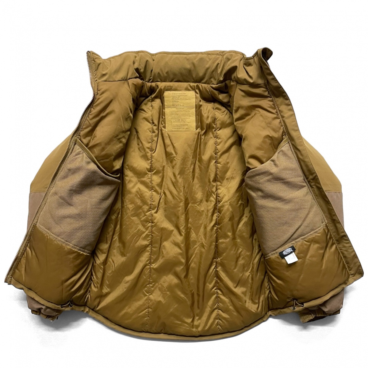 美品 YMCLKY ECWCS PCU GEN3 LEVEL7 JACKET DUPONT ミリタリージャケット ナイロンジャケット マシュマロスーツ 中綿 S ブラウン コヨーテ_画像3