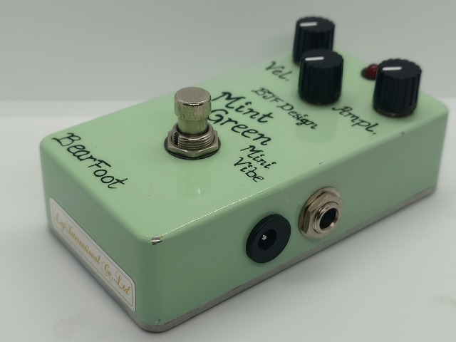 【1円スタート】 BearFoot Guitar Effects ( ベアーフット ) / Mint Green Mini Vibe ギター用エフェクター ユニヴァイブ_画像4