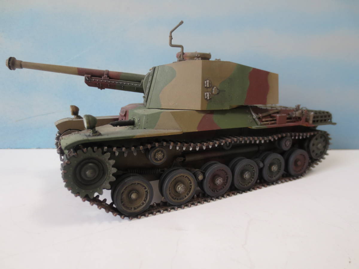 1/35 帝国陸軍　三式中戦車（ファインモールド社製）の完成模型_画像1