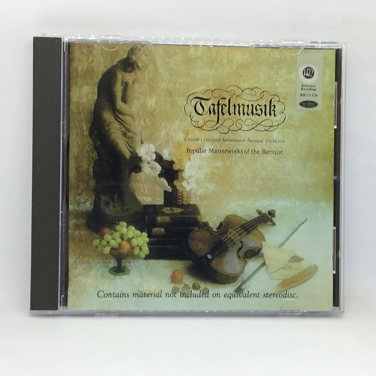 長岡鉄男 ◇ Tafelmusik ターフェルムジーク / Popular Masterworks Of The Baroque (CD) RR-13CD_画像1