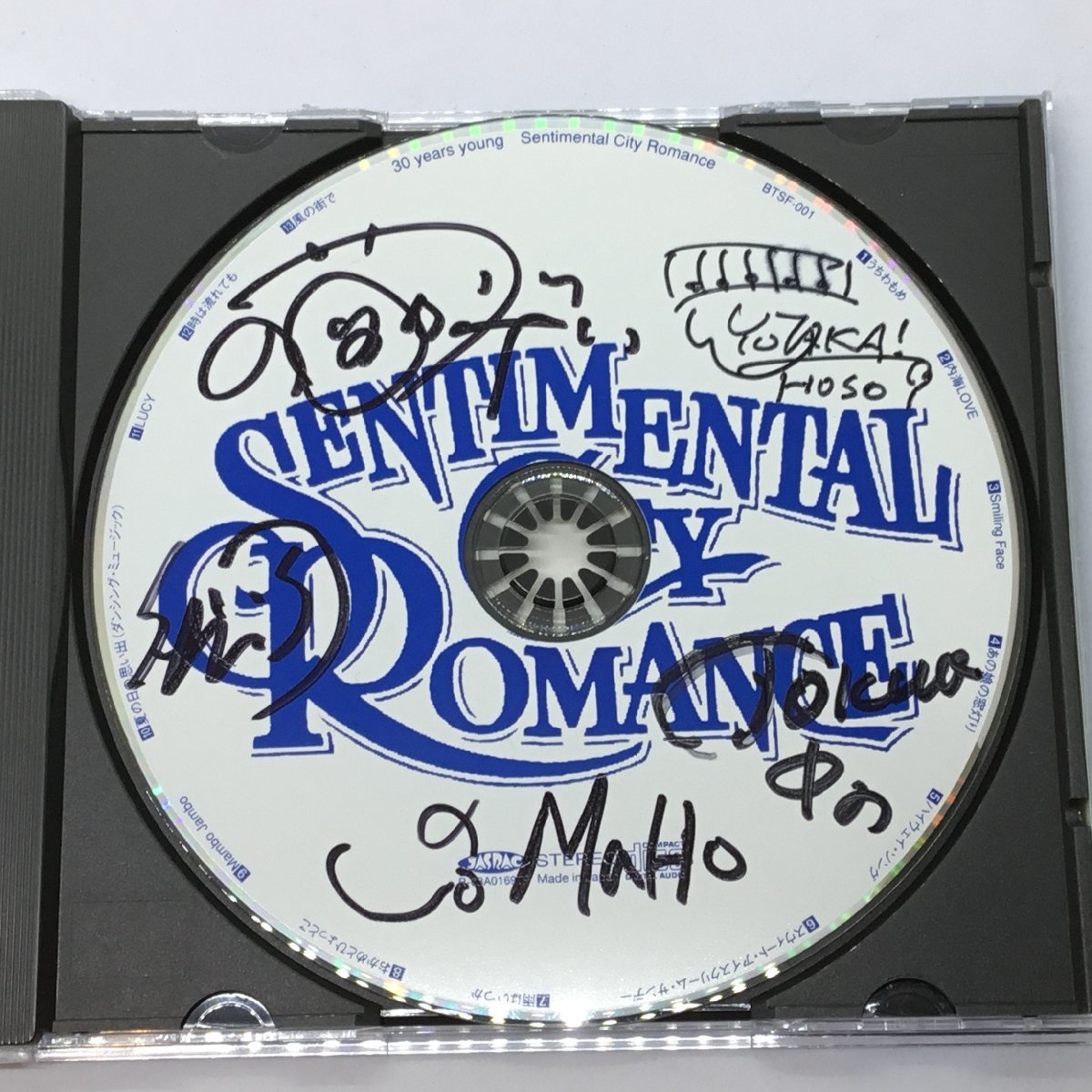 ラベルにサインあり ◇ センチメンタル・シティ・ロマンス / 30 years young (CD) BTSF-001_画像3