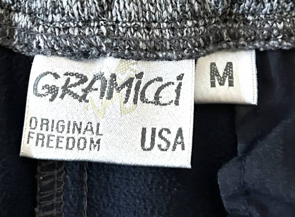 GRAMICCI BONDING KNIT FLEECE NN-PANTS（M）グレー グラミチ ニット フリース ナロー テーパード パンツ クライミング 冬 厚手_画像6