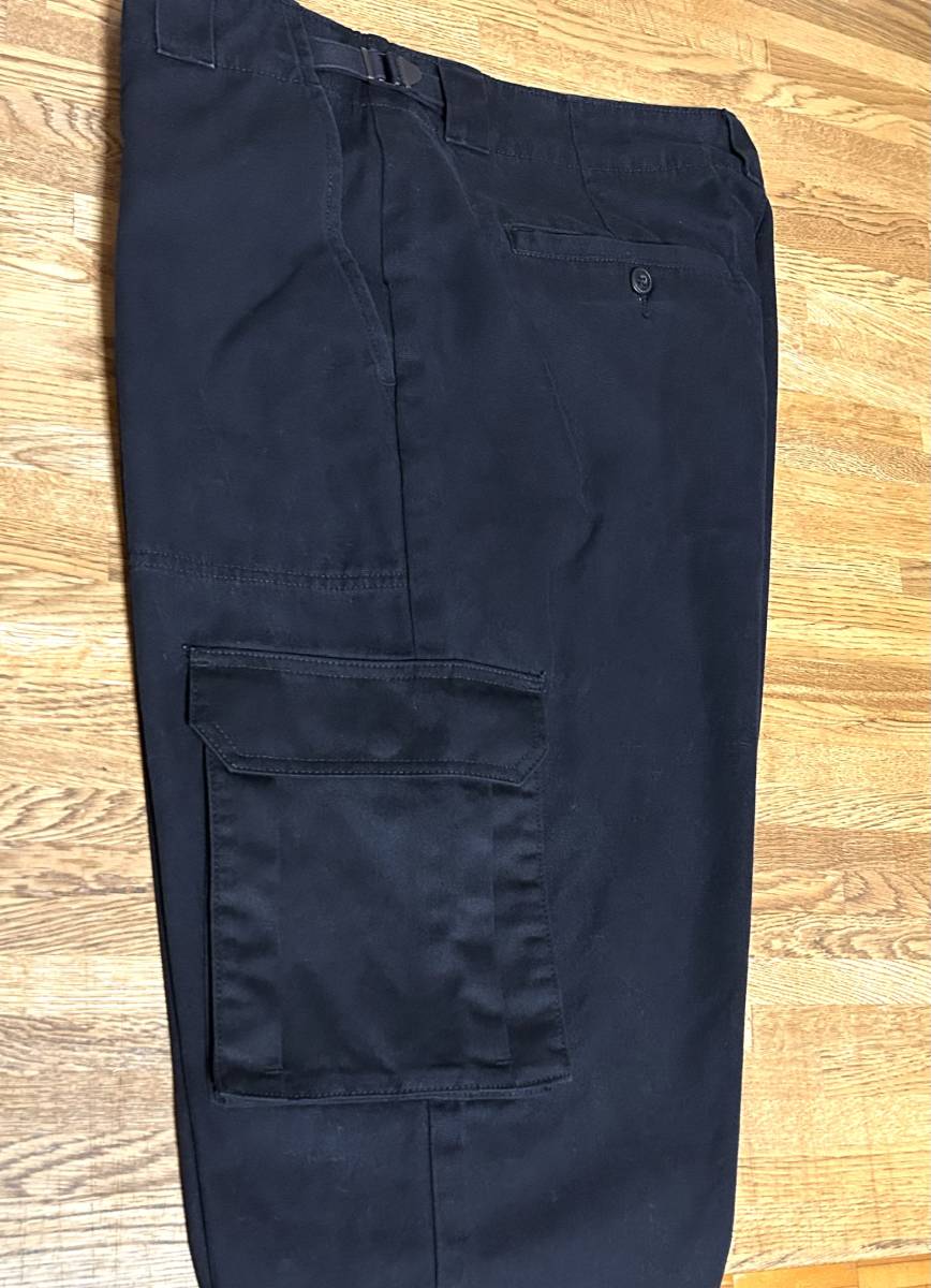 【美品】Dickies カーゴ パンツ（36）黒 ディッキーズ ワーク テーパード ワイド ルーズ シルエット ロンパン 軍パン ダック生地_画像4