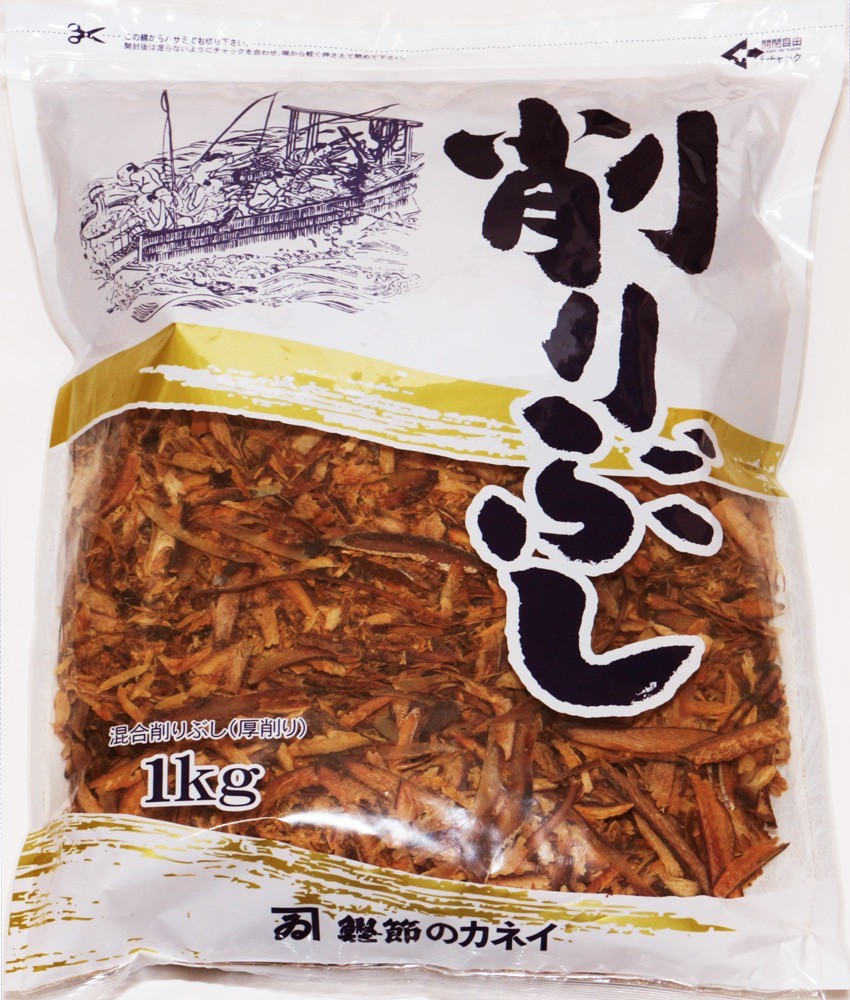  shaving ..1kg×3 sack no addition business use soup domestic production groceries shop. bottom power dried bonito shavings domestic production ............. mixing thickness shaving kanei Japanese style seasoning 