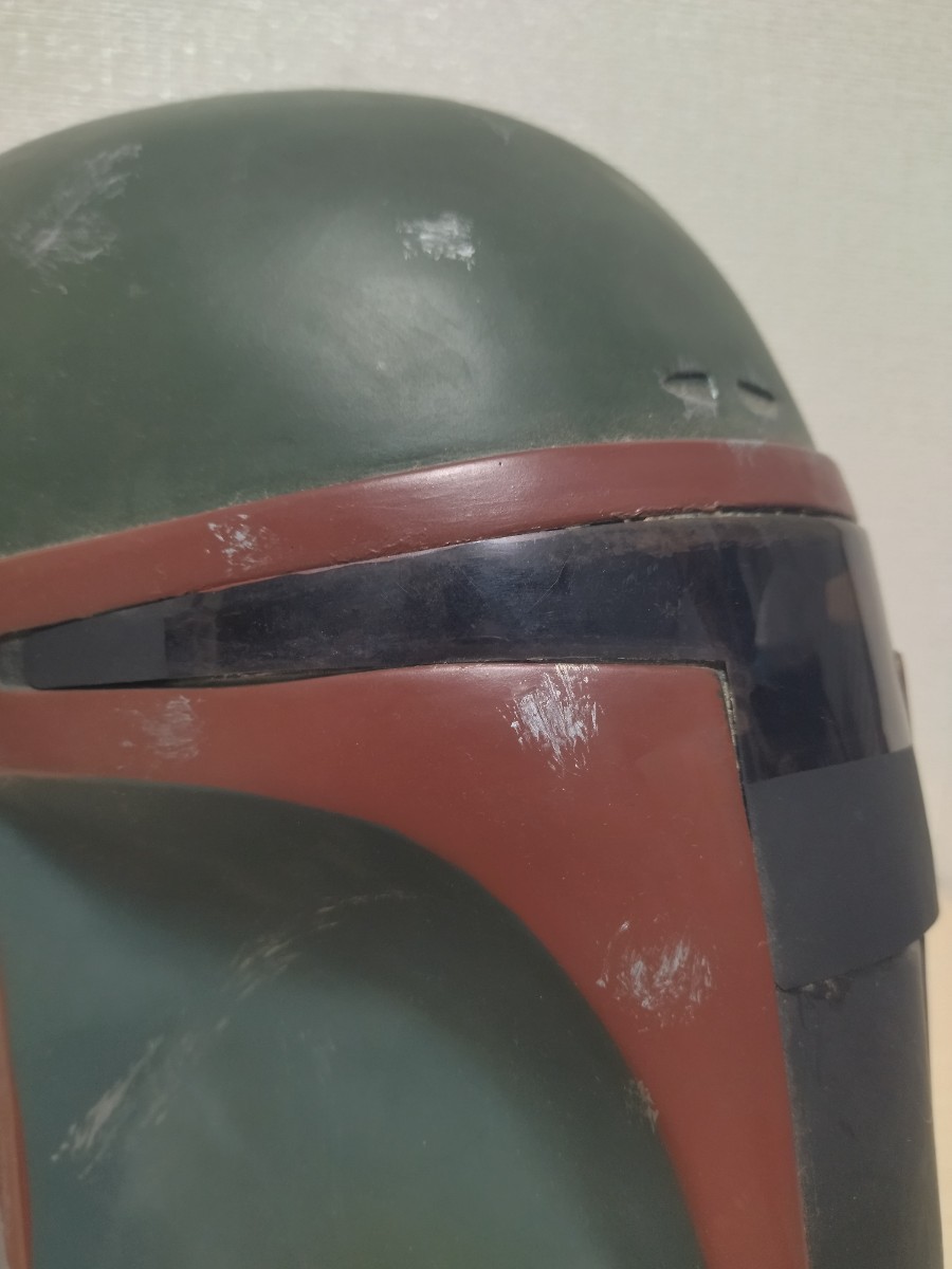 【希少品！】 STAR WARS スターウォーズ ボバ・フェット ヘルメット Boba Fett コレクション ヴィンテージ レトロ 飾り フィギュア マスク_画像6