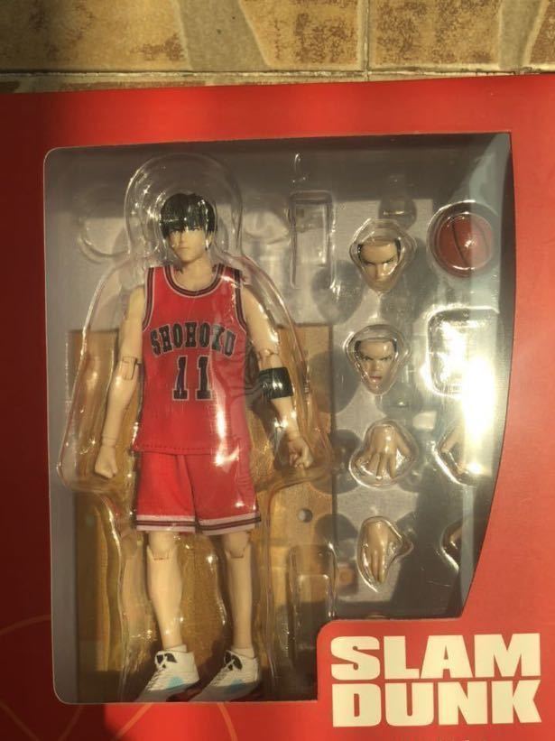 ボトル 【即納】スラムダンク 1/10 可動フィギュア 流川楓 湘北高校 赤ユニフォーム 11号SLAMDUNK ACTION FIGURE非s.h.figuarts figmaコレクション