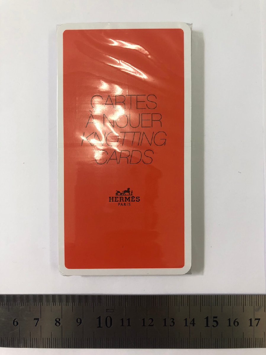 【完全未開封】エルメス　HERMES　CARTES A NOUER KNOTTING CARD　スカーフ巻き方　説明カード　ノベルティ　インテリア_画像2