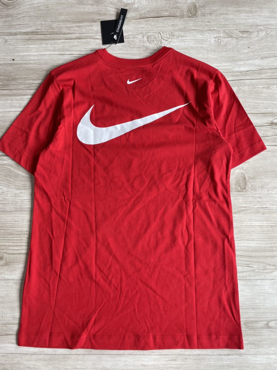 【Sサイズ】NIKE SWOOSH PACK TEE ナイキ メンズ スウッシュパック Tシャツ 半袖 ダブルスウッシュ 赤_画像7