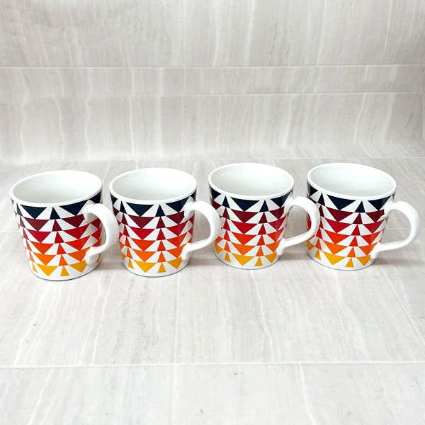 1円～！【未使用・在庫処分品】　PENDLETON/ペンドルトン　TAPERED MUG　マグカップ 　4個セット　XC710-53966　マルチカラー_画像2