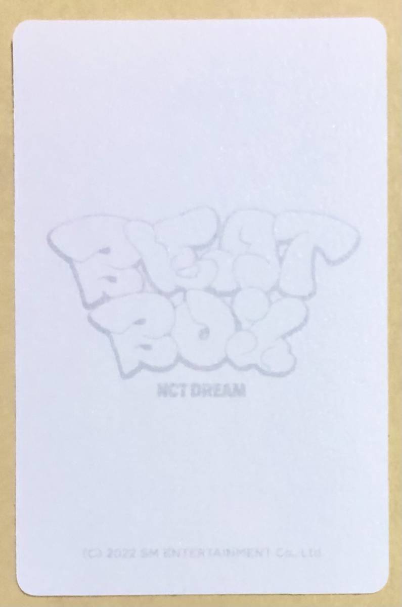 NCT DREAM チソン JISUNG Beatbox アルバム SM&Store 公式 MD グッズ シール ステッカー トレカ_画像2