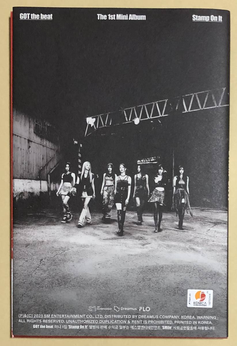GOT The Beat Stamp On It CD 韓国盤 アルバム トレカ 黒 Beat ver BoA 少女時代 Red Velvet aespa_画像3
