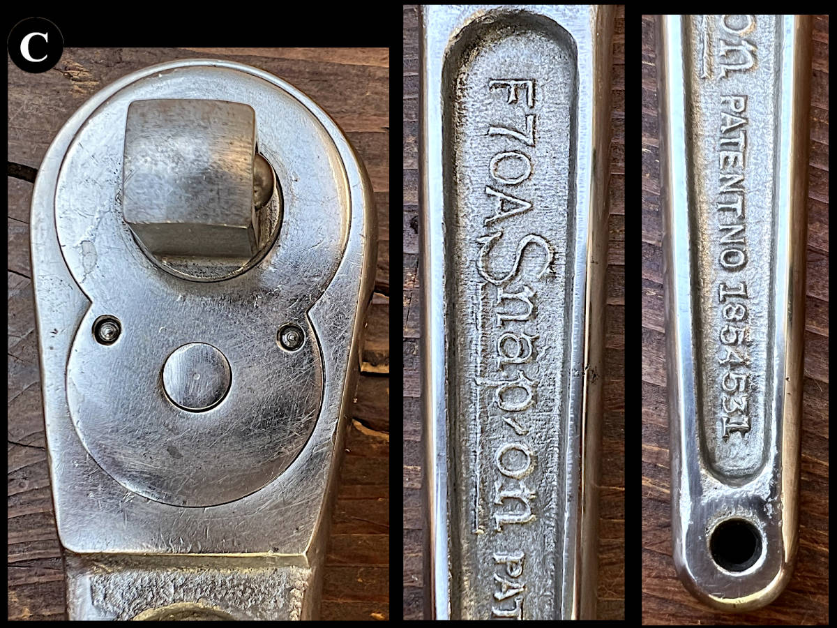 初期!1936年製 スナップオン 3rdモデル(3番目の品番) 3/8 初期!1936年製 スナップオン 3rdモデル(3番目の品番) 3/8