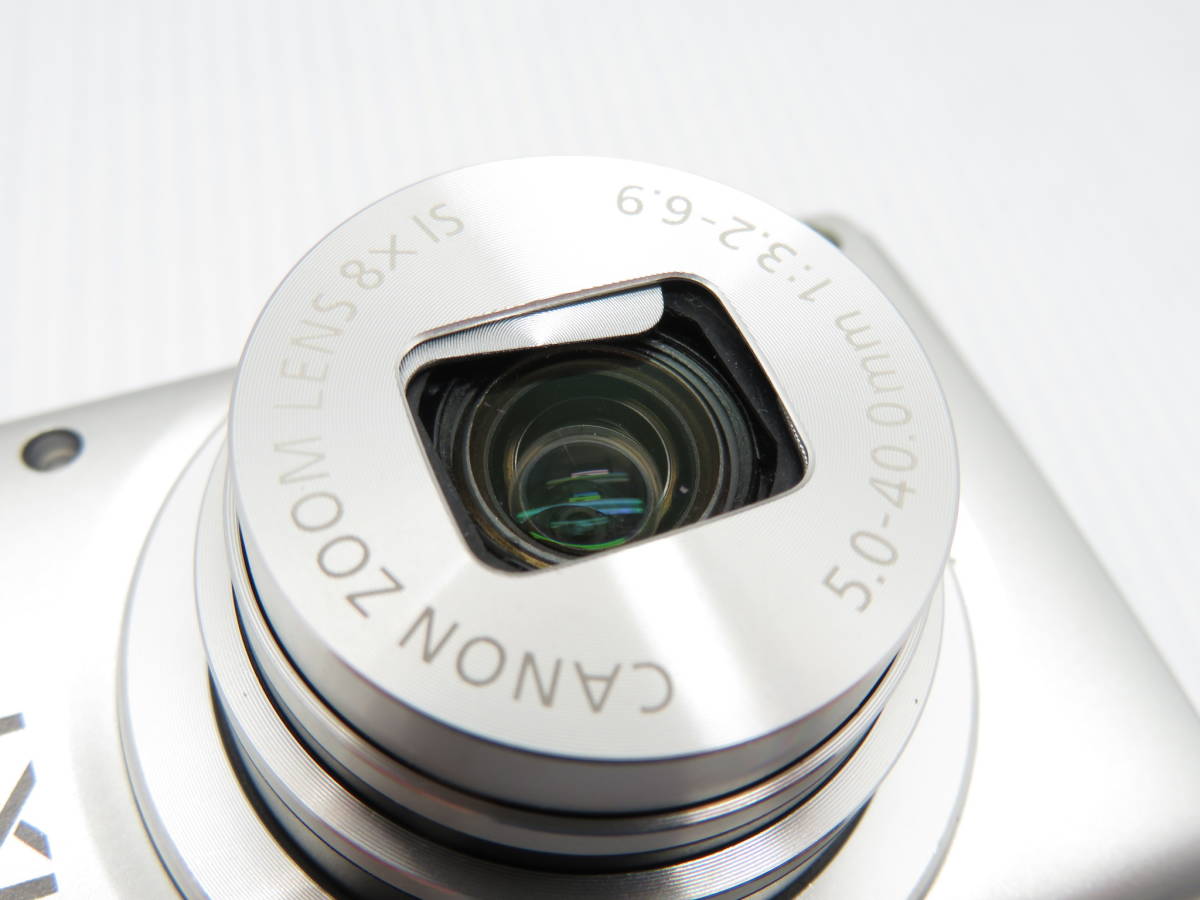 訳あり品 Canon キャノン IXY100F Wi-Fi コンパクトデジタルカメラ デジカメ 2.7型液晶 1600万画素 光学8倍ズーム 取説・元箱付き_画像10