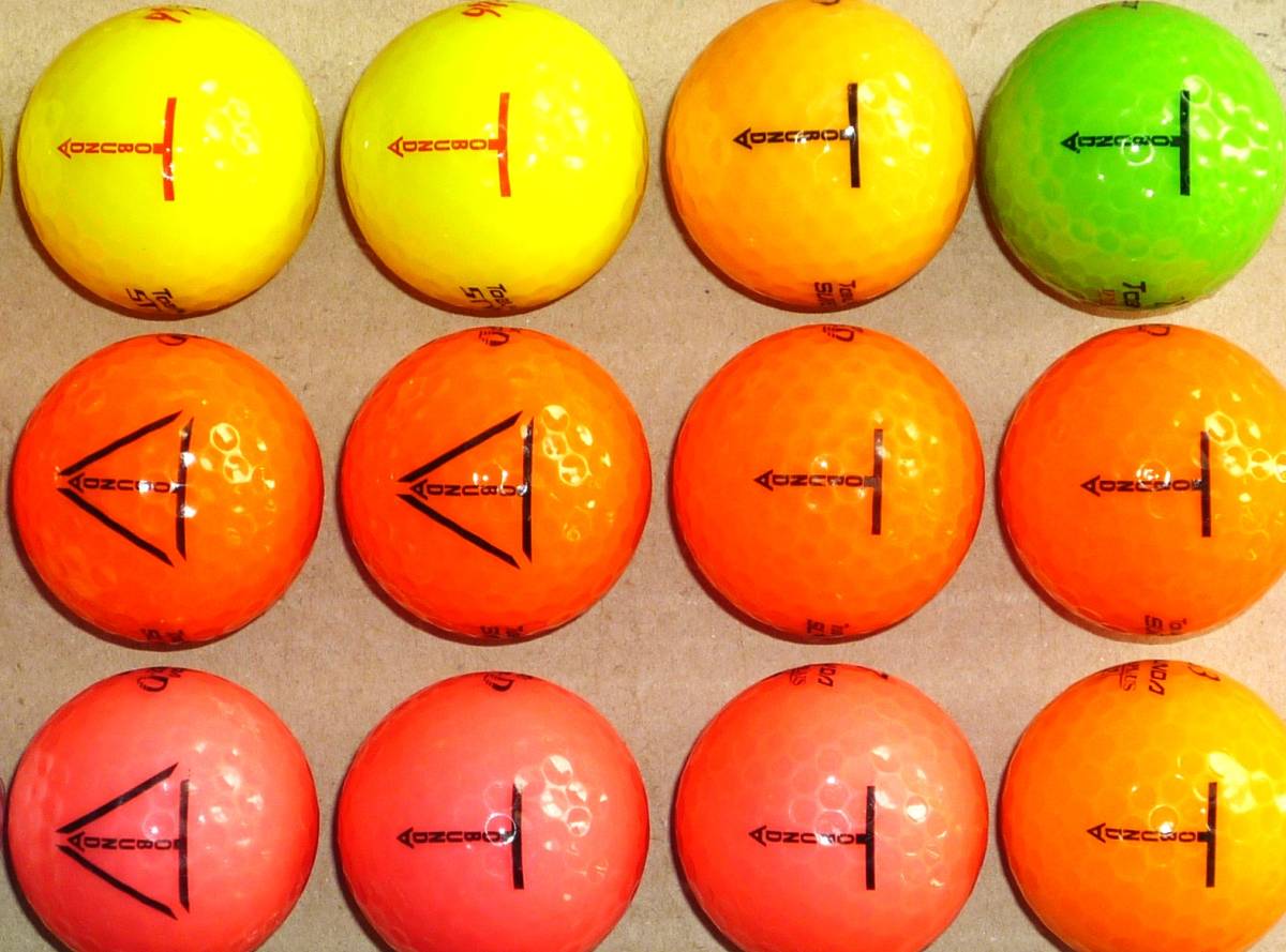 ロストボール TOBUNDA トブンダ SUPER-D他 カラーボール各種 18個セット サイト内のゴルフボール組合せにて2セット(36個)まで同梱可能_画像3