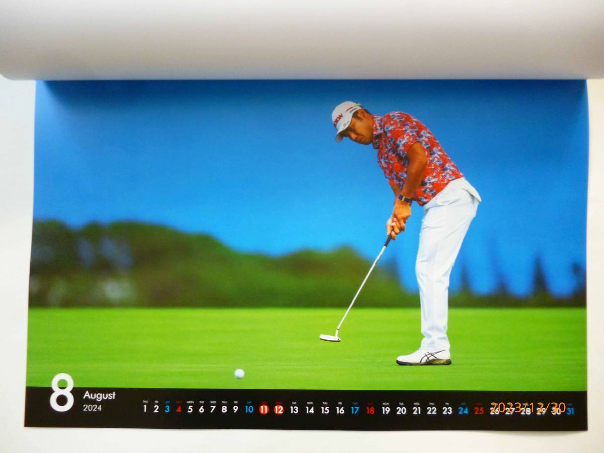 ☆2024☆松山英樹 カレンダー☆HIDEKI MATSUYAMA☆野村証券☆新品未使用_画像4