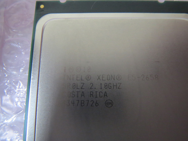 ＄Intel/インテル CPU Xeon プロセッサー E5-2658 2.10GHz 8.0GT/s 20Mキャッシュ No.3【全国一律送料370円】_画像3