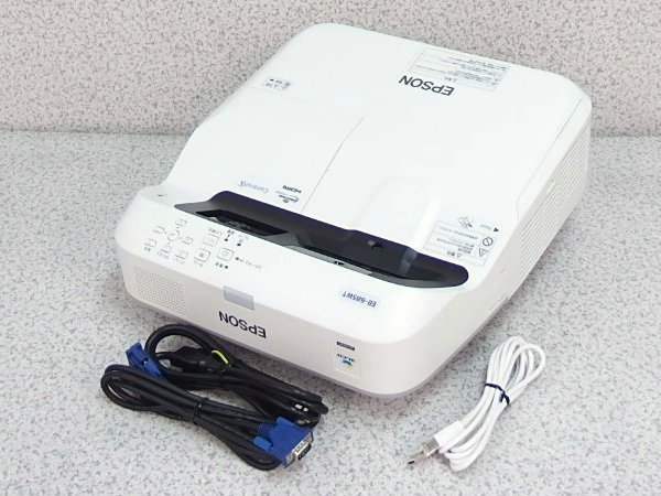 ■β 【訳あり品】ランプ点灯時間（明るさ：高601h 明るさ：低：247h）EPSON エプソン プロジェクター 【EB-685WT】3,500lm 26【1227-15】_画像1