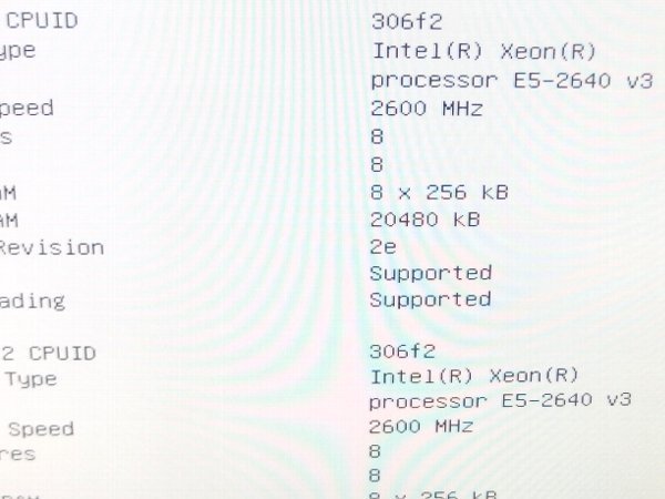 ■○ NEC Express5800/R120f-2E N8100-2275Y E5-2640 V3 2600MHz×2基/HDD 無し/メモリ 128GB/BIOS起動確認済み_画像3