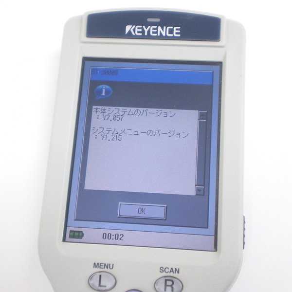 ☆10台入荷 キーエンス/KEYENCE 大画面無線バーコードハンディターミナル BT-3000W (No.8)_画像6