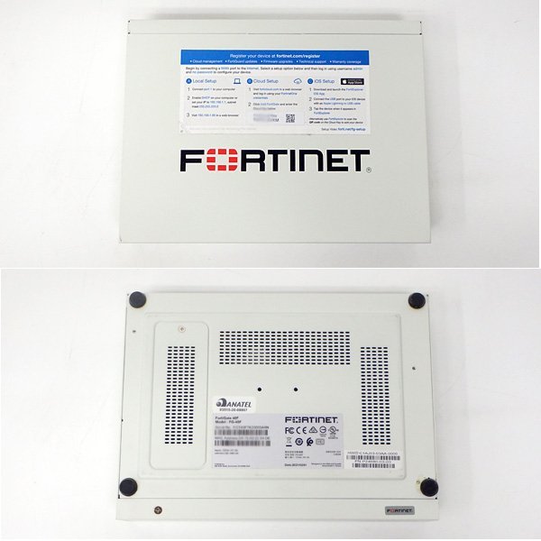 ＃ライセンス2026.06.23 Fortinet/フォーティネット Fortigate-40F FG-40F ファイアウォール ACアダプタ付属 初期化済み_画像3