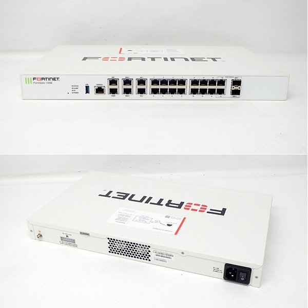 ＃Fortinet/フォーティネット Fortigate-100E (FG-100E) ファイアウォール 初期化済ライセンス期限切れ No.2_画像2